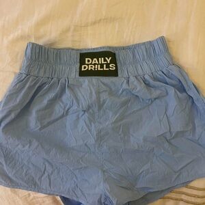 Daily Drills Sky Blue Athletic Shorts
